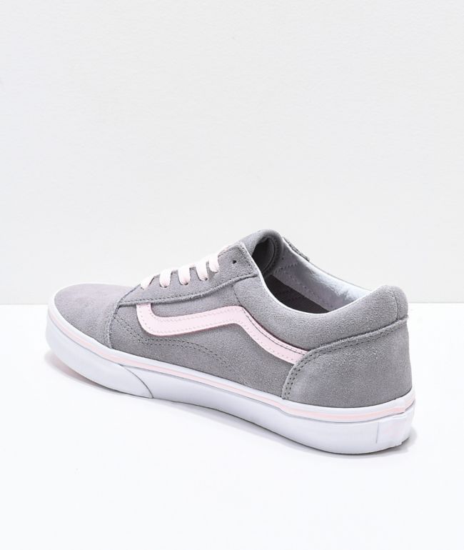 light gray vans old skool
